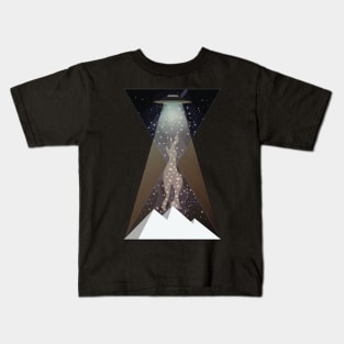 Ufo Pyramids of Time v1 Kids T-Shirt